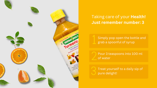 Herbal Daily Turmeric Syrup, Herbal Daily Haldi Syrup