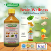 Brain Wellness Syrup Brain Supplement for Memory and Focus | Concentration for Mental Clarity, Cognitive Enhancement Vitamins 1 Bottle