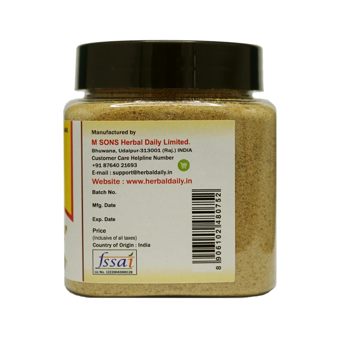 Chai Masala Tea Chai Spices contains five spice powders, Premium Tea Masala Spices, Ginger Powder, Kali Mirch powder Black piper or allspice, Dalchini cinnamon, Hari Elaichi Cinnamon Green Cardamom,