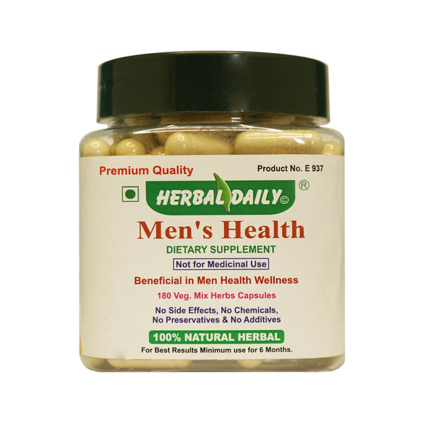 Dadi herbs presents Herbal Men's Health capsule improving immunity intestinal health, Improve Focus, Reduce Exhaustion, increasing muscle strength, Stress Relief, Constipation, and Respiratory health