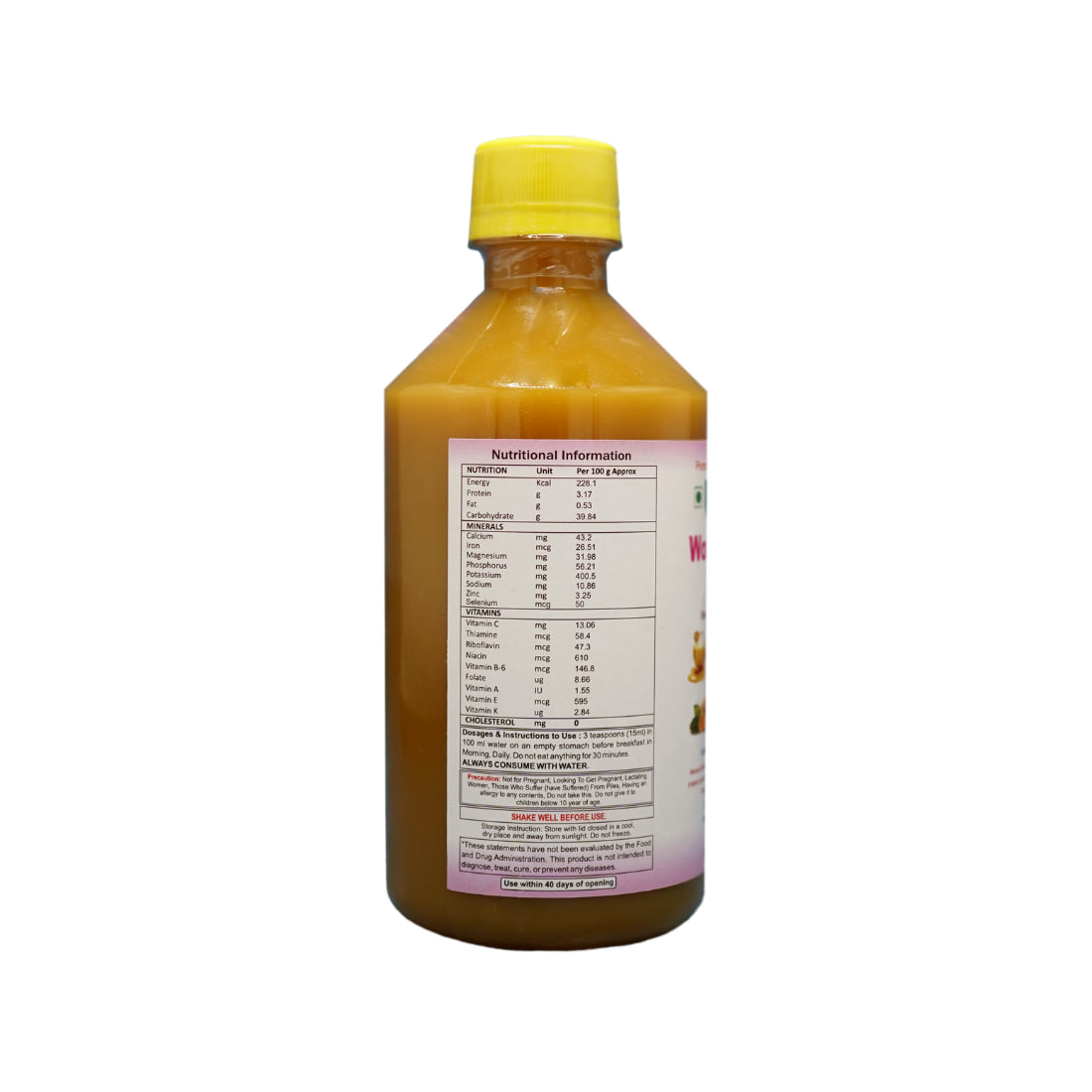 Dadi herbs presents Women Wellness Syrup for uterine fibroids treatment, Pcod, pcos problem made using Ashoka garlic ginger lemon honey acv turmeric