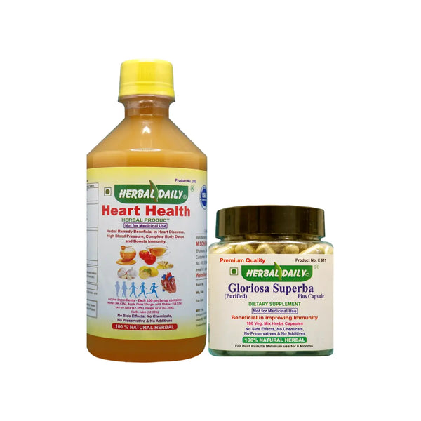 Healthy Health Combo  Cardiac Supplements Beneficial in Lowering Cholesterol Naturally, Heart Blockages and Health Wellness