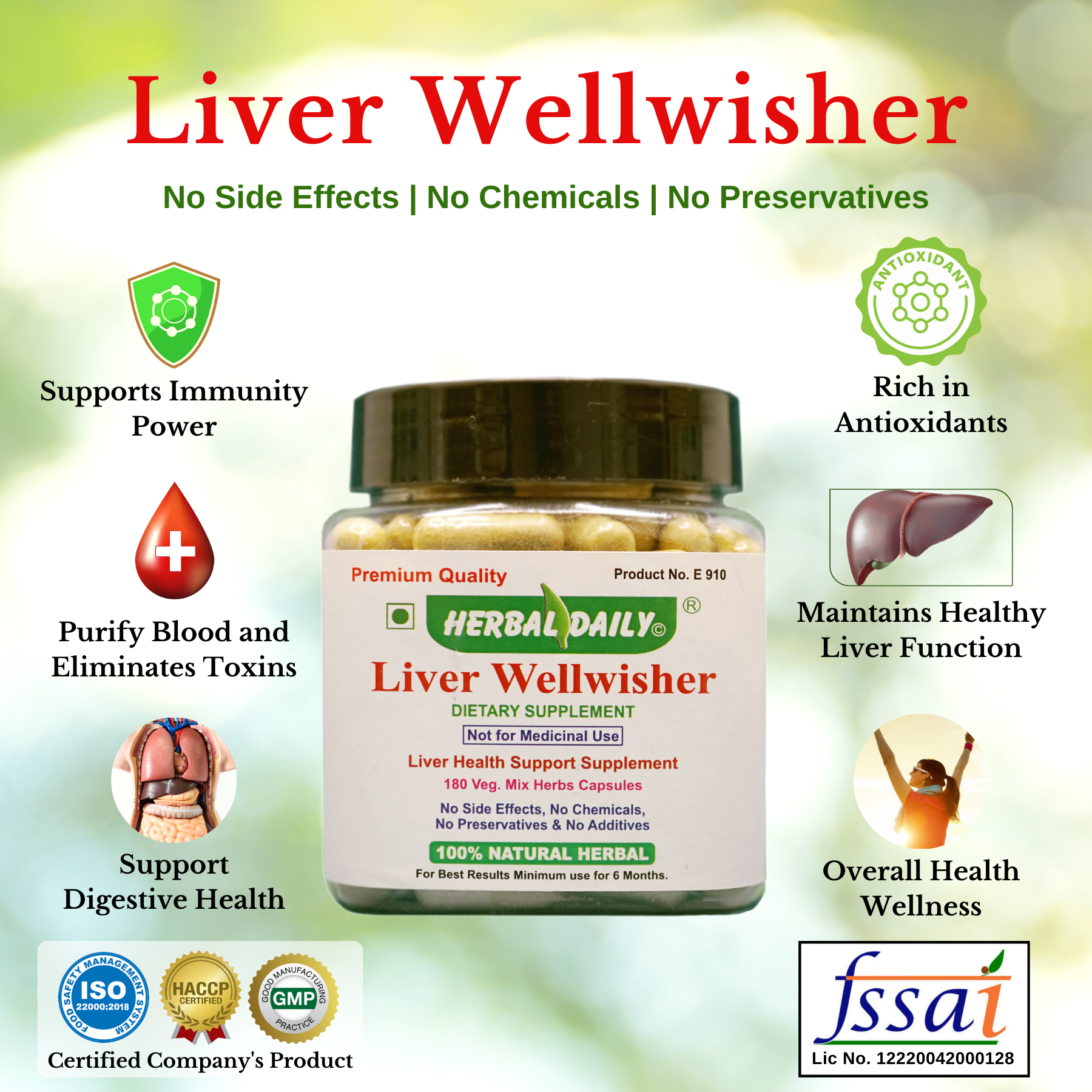 USA liver supplement best for improving immunity and liver health, benefits of liver wellwisher