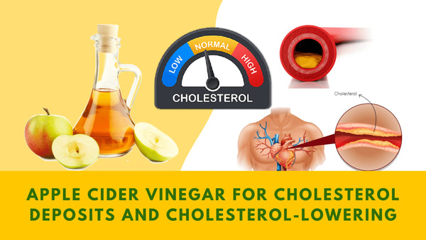 Apple Cider Vinegar for cholesterol deposits and cholesterol-lowering