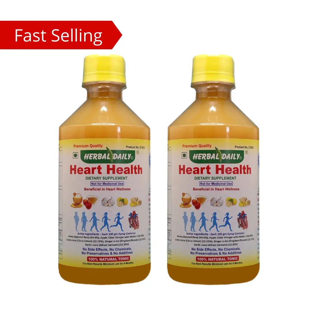 Heart Health Combo of 2 bottles | Natural Supplement for Heart Blockage, and Lowering Cholesterol