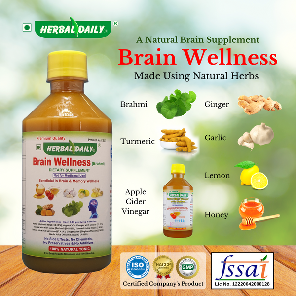 Brain Wellness Syrup Improves Memory