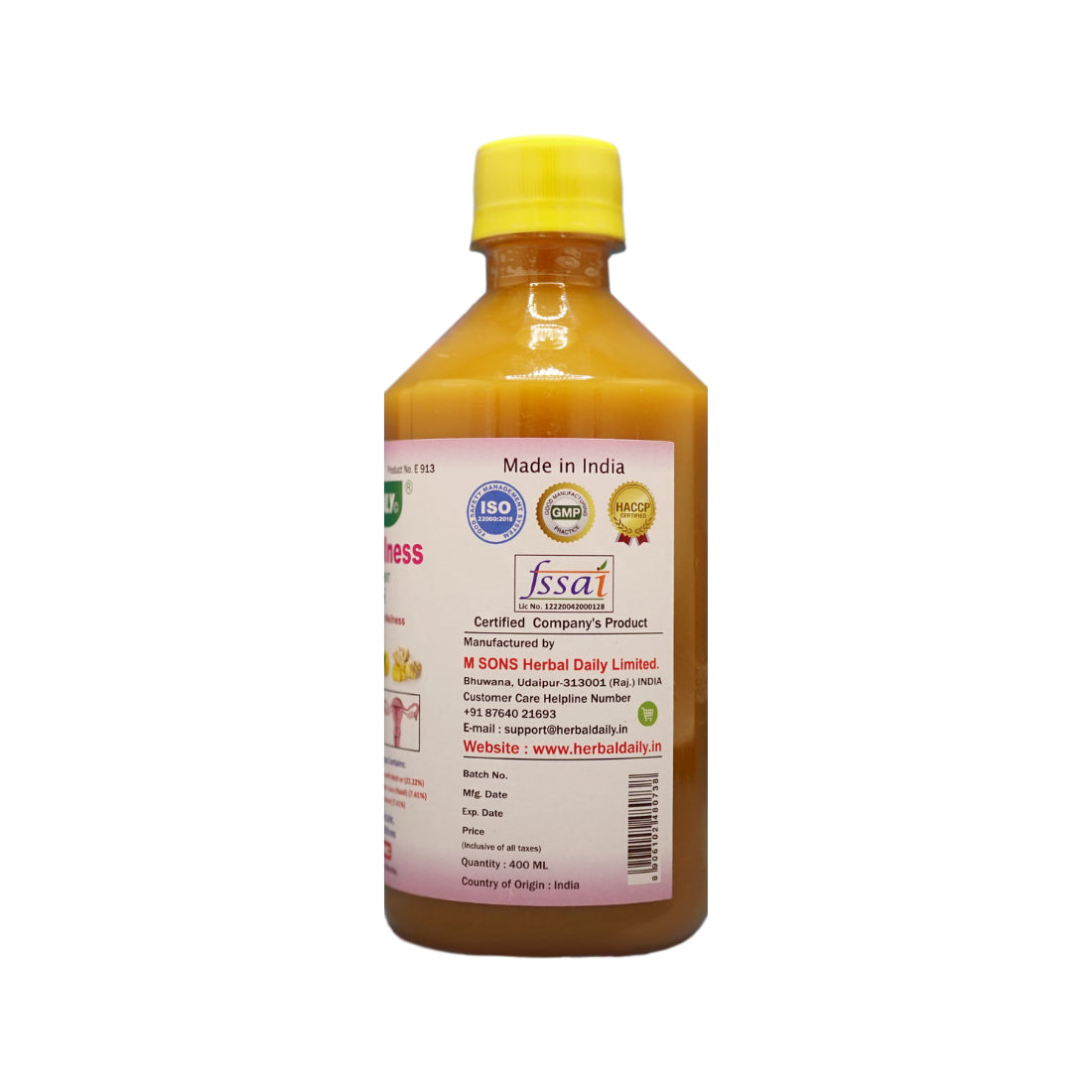 Women Wellness Syrup for uterine fibroids treatment, Pcod, pcos, femalehealth, white discharge problem made using Ashoka garlic ginger lemon honey acv turmeric